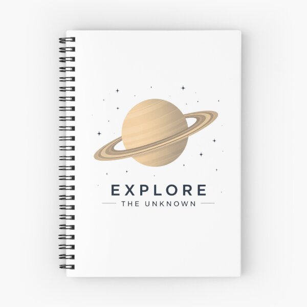 Item preview, Explore The Unknown Saturn Planet Space Astronomy T-Shirt Design designed and sold by redblink store.