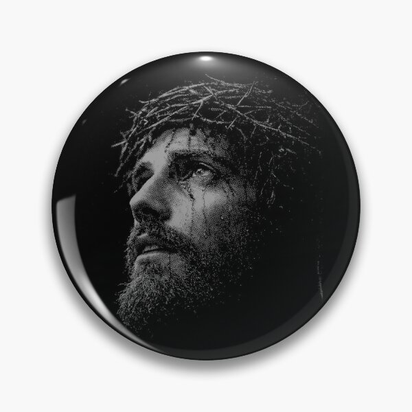 Item preview, High-Contrast Crown of Thorns Portrait designed and sold by RahniNM.