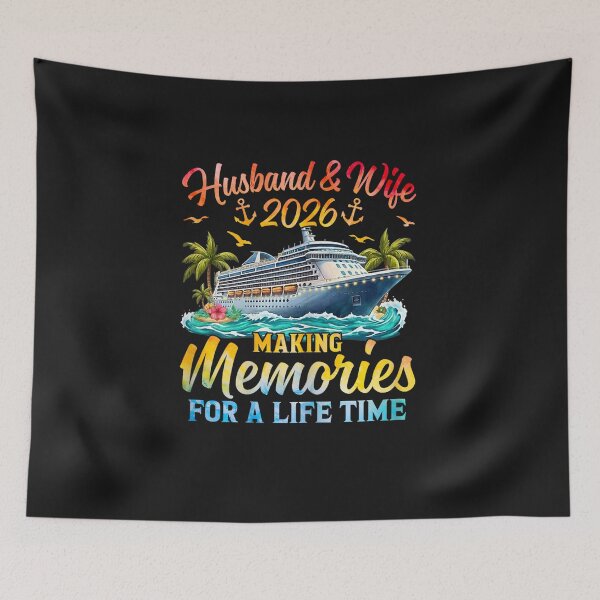 Item preview, Husband & Wife 2026 Making Memories Cruise Matching Couple designed and sold by FrankIsabel.