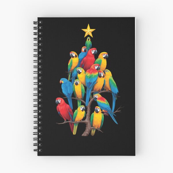 Item preview, Colorful Parrot Christmas Tree - Tropical Holiday Design designed and sold by rayssarizzune.