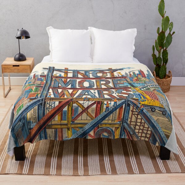 Item preview, No More Wars Steel Beams Construction designed and sold by Home Decor Art.