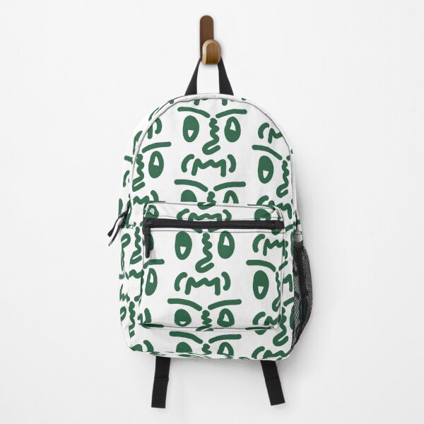Item preview, Forest Green Abstract Doodle Face – Expressive Minimalist Line Art designed and sold by felipemaldonadoart.