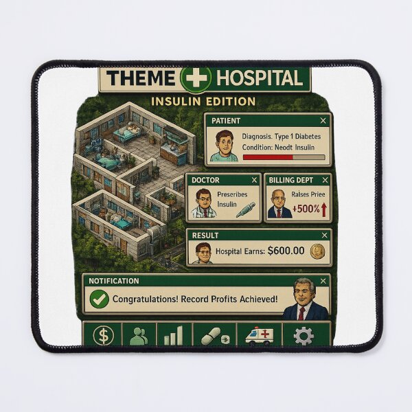 Item preview, Theme Hospital: Insulin Edition designed and sold by BlindPete.