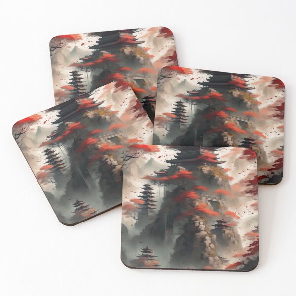 Item preview, Red Leaf Temple designed and sold by Showstroopart Christian Velazquez.