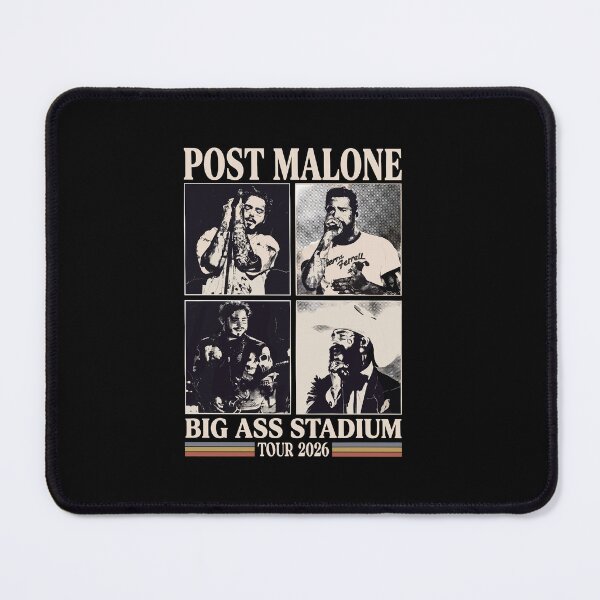 Item preview, Malone Big Ass Stadium Tour Vintage Concert Collage 2026 designed and sold by ajifujpost.