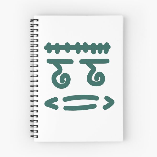 Item preview, Teal Abstract Doodle Face – Minimalist Spiral Line Art Character designed and sold by felipemaldonadoart.