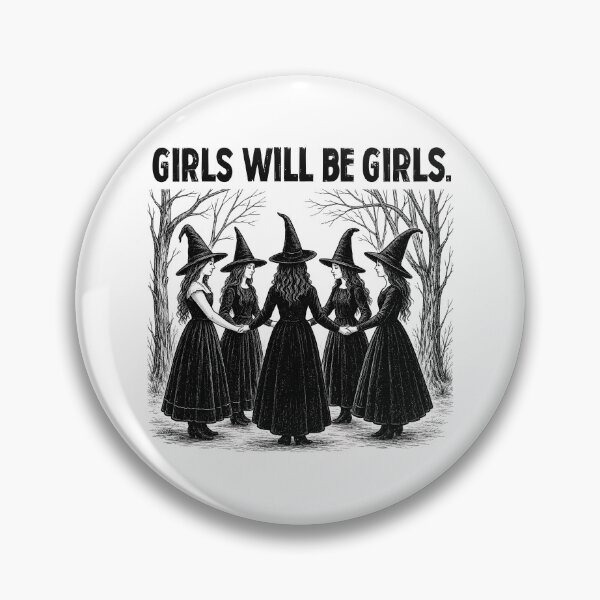 Item preview, Girls Will Be Girls Witch designed and sold by yobochart.