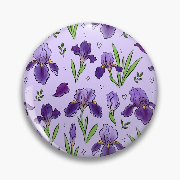 Item preview, Purple Irises designed and sold by PipermintPress.