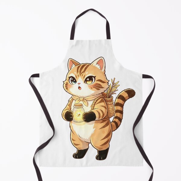 Item preview, The Little Firefly Collector - Cute Felis Nigripes Explorer designed and sold by ABYSSLAB.
