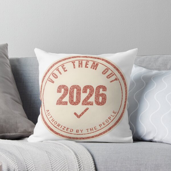 Aperçu de l'œuvre Votez pour les faire partir en 2026 - Timbre de protestation pour les élections de mi-mandat : Mobilisez-vous pour les votes créée et vendue par john00ivy.