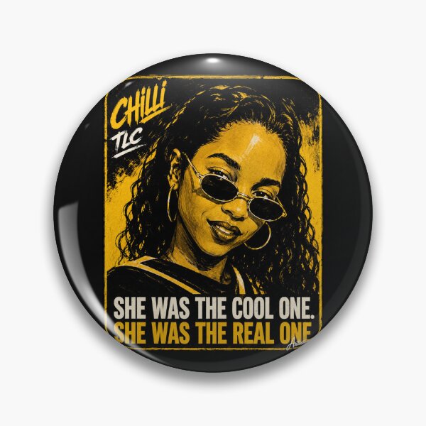 Item preview, Rozonda Thomas TLC Chilli Bold Pop Art Electric Yellow Portrait designed and sold by Artisticanvas.
