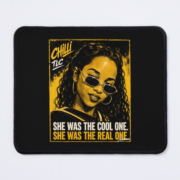 Item preview, Rozonda Thomas TLC Chilli Bold Pop Art Electric Yellow Portrait designed and sold by Artisticanvas.