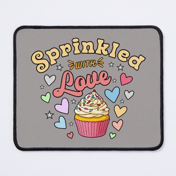 Item preview, Sprinkled with Love - Cupcake & Hearts designed and sold by Shedronpanda.