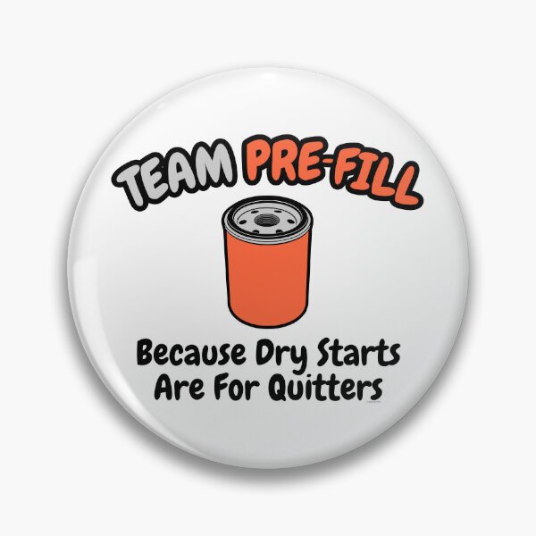 Item preview, Team Pre‑Fill – Oil Filter Debate Humor designed and sold by Automotive Art by Greg.