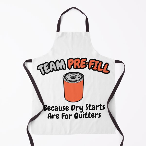 Item preview, Team Pre‑Fill – Oil Filter Debate Humor designed and sold by Automotive Art by Greg.