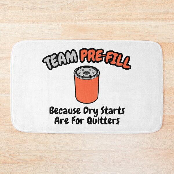 Item preview, Team Pre‑Fill – Oil Filter Debate Humor designed and sold by Automotive Art by Greg.