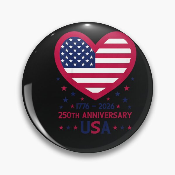Item preview, 250th Anniversary USA Heart American Flag 250 Years America designed and sold by FrankIsabel.