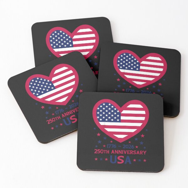 Item preview, 250th Anniversary USA Heart American Flag 250 Years America designed and sold by FrankIsabel.
