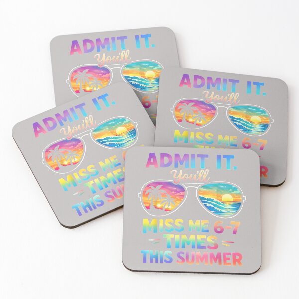 Item preview, Admit It You'll Miss Me 67 Time This Summer Teacher Last Day designed and sold by mjohnson9.