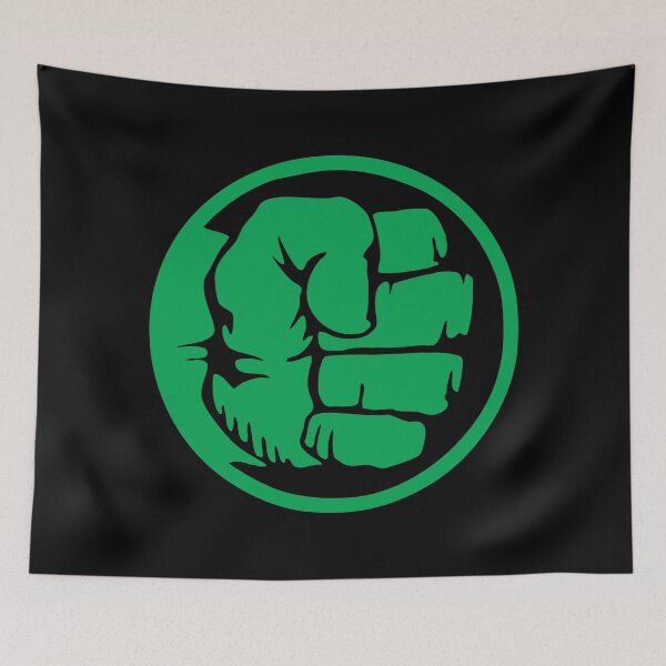 Artikelvorschau, Hulk-Faust – Hulk-Superhelden-Logo entworfen und verkauft von DGMaxShop.