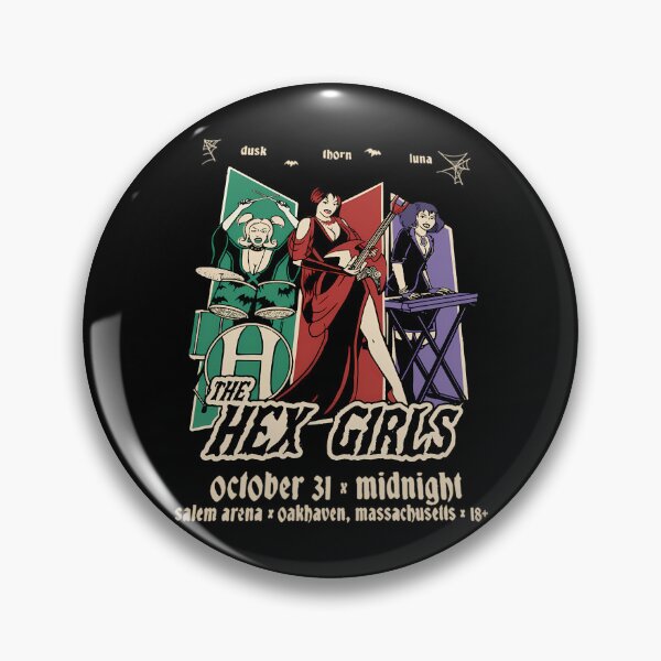 Artikelvorschau, Die Hex Girls – Grusel-Rockband entworfen und verkauft von ifgrasscould.