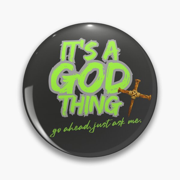 Item preview, It's a GOD thing - lime designed and sold by Cane & Abel Creations ..