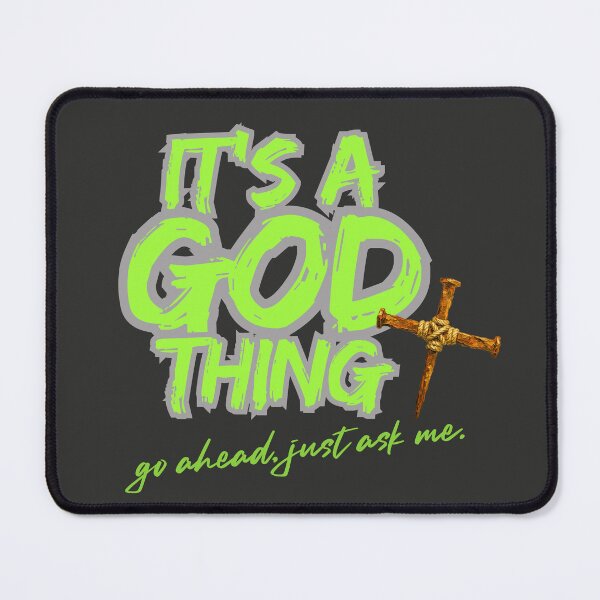 Item preview, It's a GOD thing - lime designed and sold by Cane & Abel Creations ..