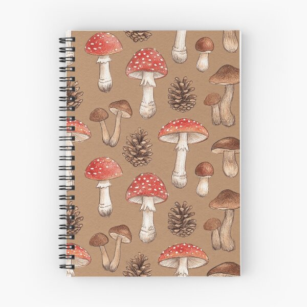 Item preview, Mushroom and Pinecone Pattern designed and sold by Vibedessie.