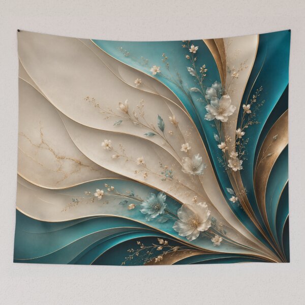 Item preview, Teal Blossom Elegance designed and sold by Bellassi.