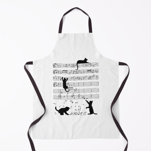 Item preview, black cat climbing playing sheet music note lover cat designed and sold by claudionorsj.