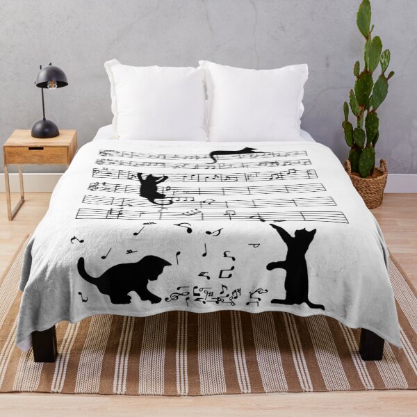 Item preview, black cat climbing playing sheet music note lover cat designed and sold by claudionorsj.