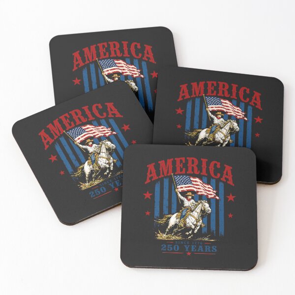 Item preview, America 250th Anniversary Western Patriotic 4th of July designed and sold by FrankIsabel.