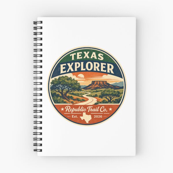 Item preview, Texas Explorer - Vintage Texas Roadtrip Graphic designed and sold by RepublicTrailCo.