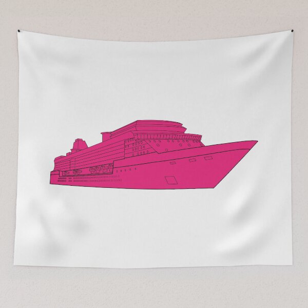 Item preview, Colored cruise ship designed and sold by HungarianSailor.