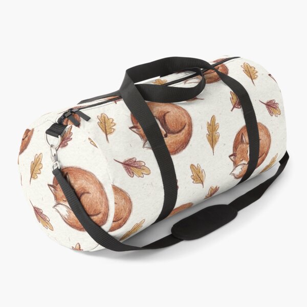 Item preview, Pattern of Sleeping Foxes and Leaves designed and sold by Vibedessie.