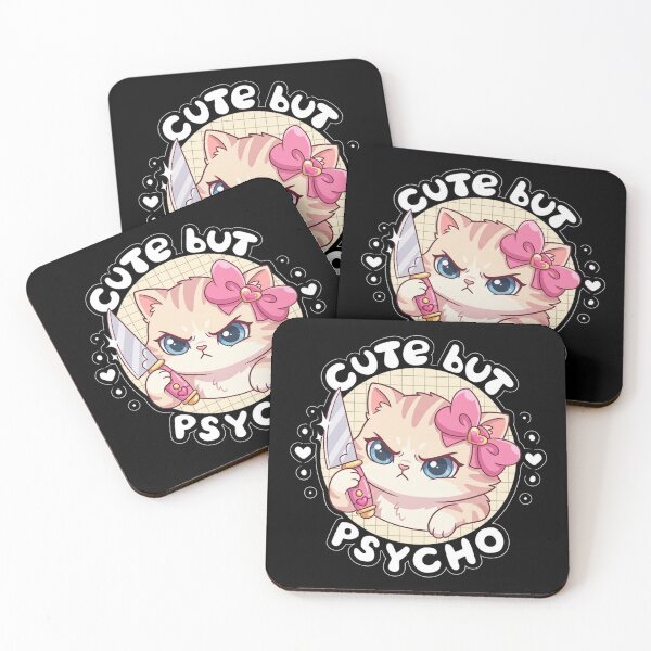 Item preview, Cute Psycho Cat designed and sold by HeyyItsNikki.