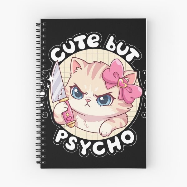 Item preview, Cute Psycho Cat designed and sold by HeyyItsNikki.