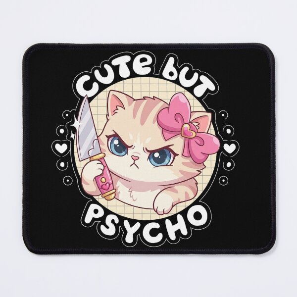 Item preview, Cute Psycho Cat designed and sold by HeyyItsNikki.