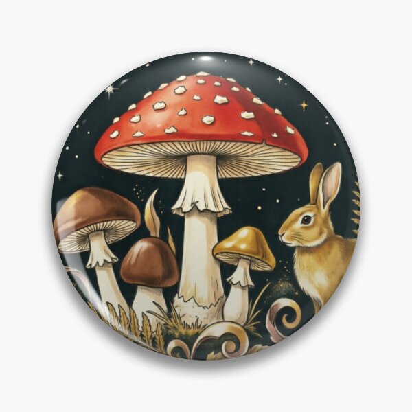 Item preview, Mushrooms in field are nature expression designed and sold by JC Art Creations.