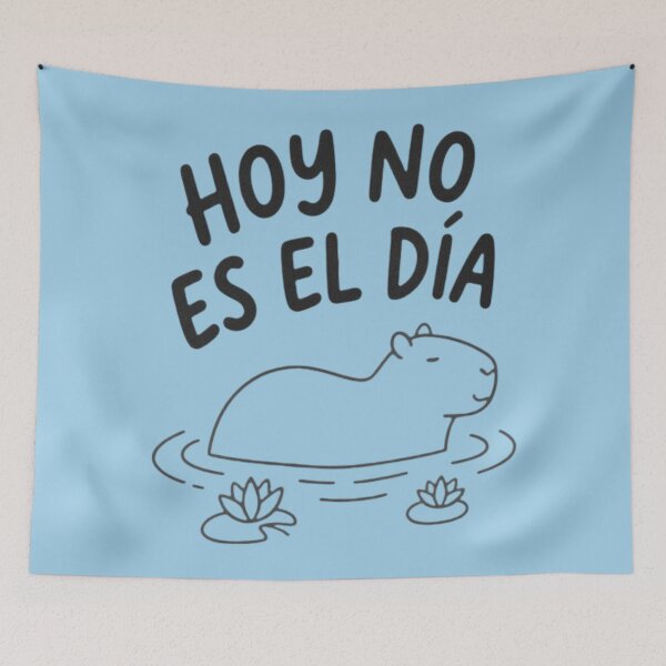 Item preview, Not Today Capybara Funny Lazy Procrastination Design designed and sold by MarZeDesigns .