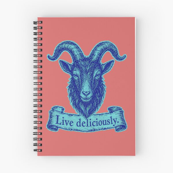 Item preview, Live Deliciously Vintage Engraved Occult Goat Art Print designed and sold by PinUpPizzazz.