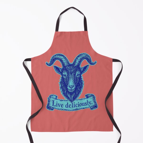 Item preview, Live Deliciously Vintage Engraved Occult Goat Art Print designed and sold by PinUpPizzazz.