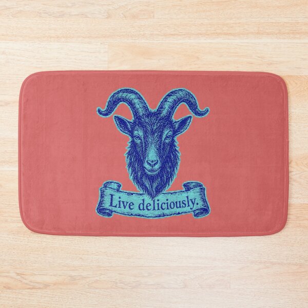 Item preview, Live Deliciously Vintage Engraved Occult Goat Art Print designed and sold by PinUpPizzazz.