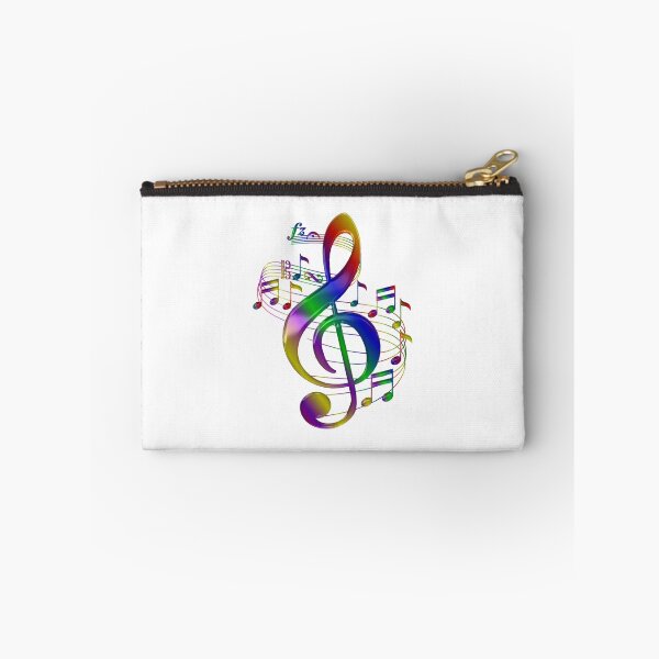 Item preview, colorful treble clef with music notes designed and sold by claudionorsj.