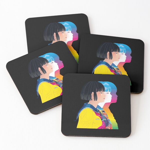 Item preview, Mitsume Manga Cyber Ritual Anime Vaporwave Silhouette designed and sold by ajifujpost.