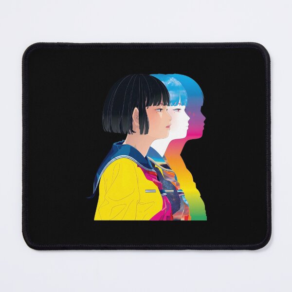 Item preview, Mitsume Manga Cyber Ritual Anime Vaporwave Silhouette designed and sold by ajifujpost.