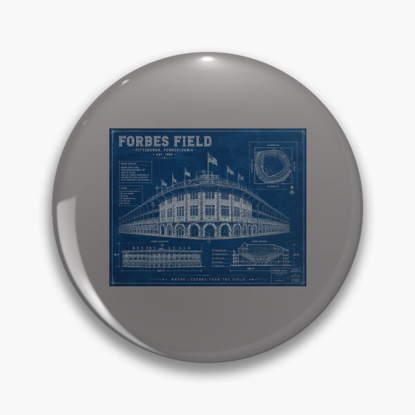 Item preview, Forbes Field Blueprint - Classic Pittsburgh Baseball Art designed and sold by Apex & Anthem .