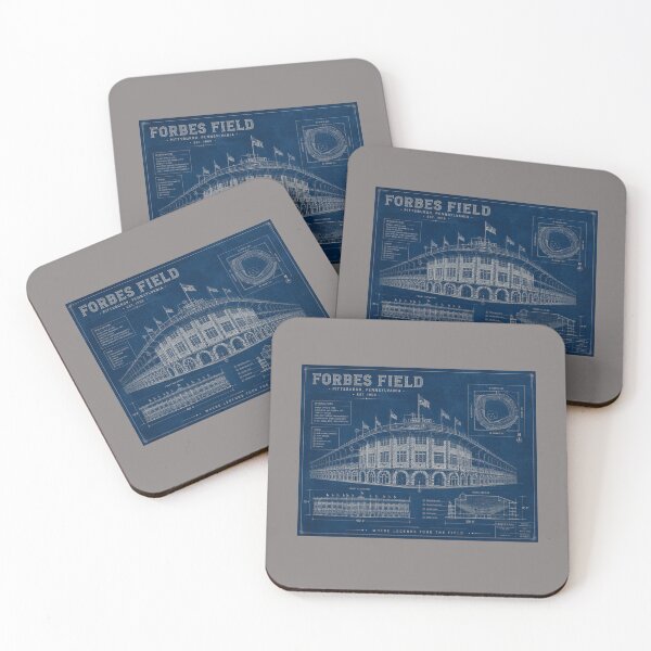 Item preview, Forbes Field Blueprint - Classic Pittsburgh Baseball Art designed and sold by Apex & Anthem .
