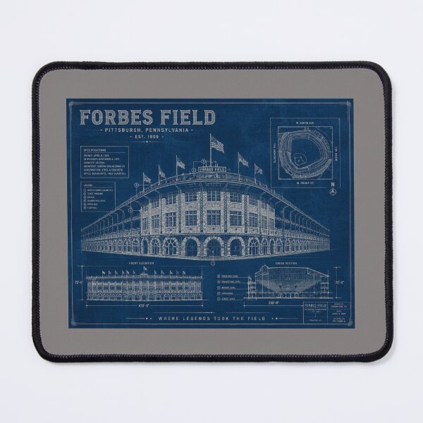 Item preview, Forbes Field Blueprint - Classic Pittsburgh Baseball Art designed and sold by Apex & Anthem .