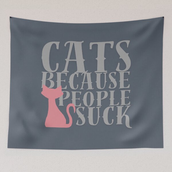 Item preview, Cats cuz people suck designed and sold by TaraPen.